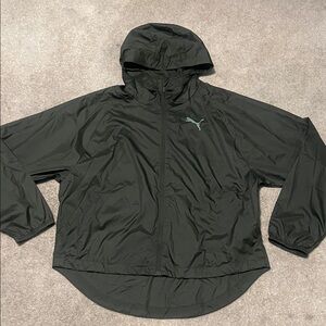 PUMA Women’s Olive Green Windbreaker